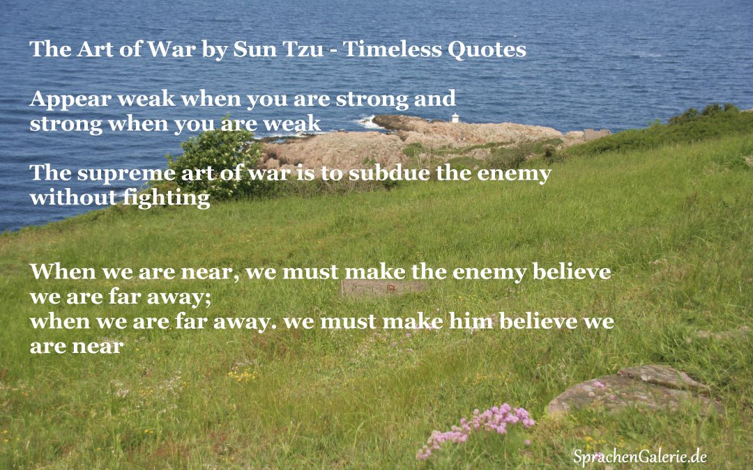 The Art of War by Sun Tzu – die wichtigsten Prinzipien