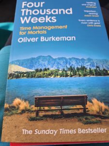 book bestseller - 4000 weeks to live as a mortal